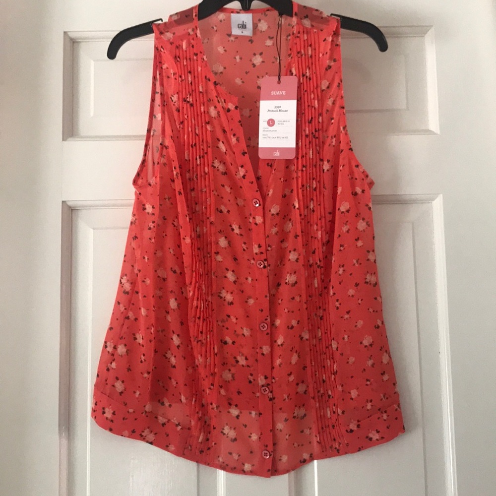 Cabi Pintuck Blouse